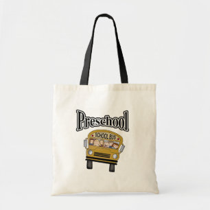 Bolso De Tela Autobús escolar con las camisetas y los regalos