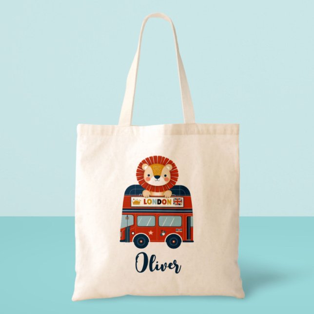 Bolso De Tela Autobús y Cute de Leones de Londres (Subido por el creador)