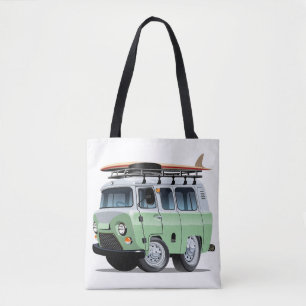 Bolso De Tela Autocaravana de dibujos animados