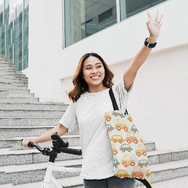 Bolso De Tela Automóviles retro planos