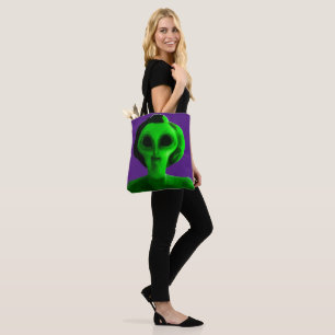 Bolso De Tela Autorretrato de Alien