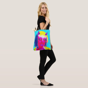 Bolso De Tela autorretrato de PopArt Devil