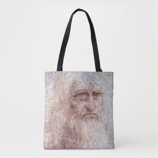 Bolso De Tela Autorretrato, Leonardo da Vinci (Anverso)