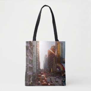 BOLSO DE TELA AUTOS EN LA CARRETERA