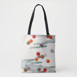 Bolso De Tela Autumn and water illustration.