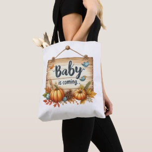Bolso De Tela Autumn Baby Shower Tote Bag
