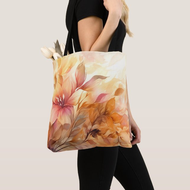 Bolso De Tela Autumn Bouquet (Detalle)