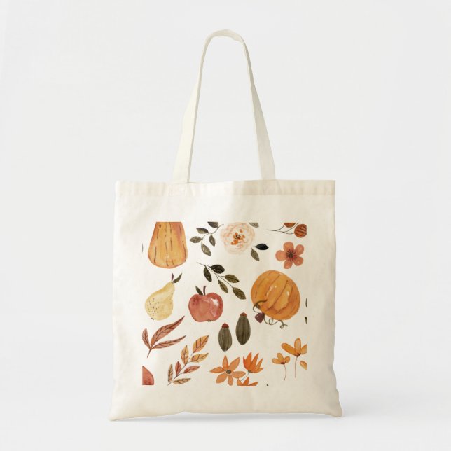 Bolso De Tela Autumn Orchard Aesthetic (Frente)