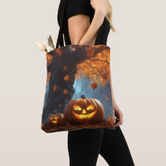 Bolso De Tela Autumn Spooky Vibes