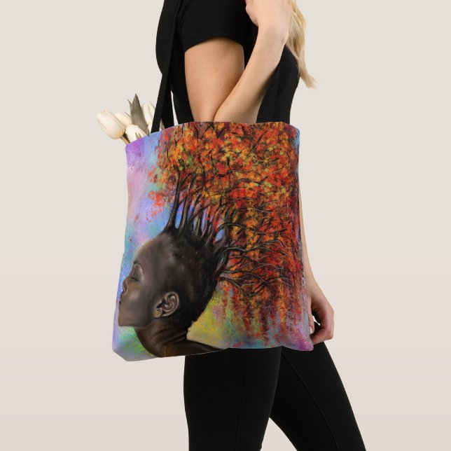 Bolso De Tela Autumn Woma Tote Bag (Detalle)