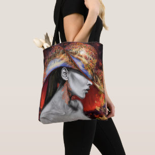 Bolso De Tela Autumn Woman Tote Bag