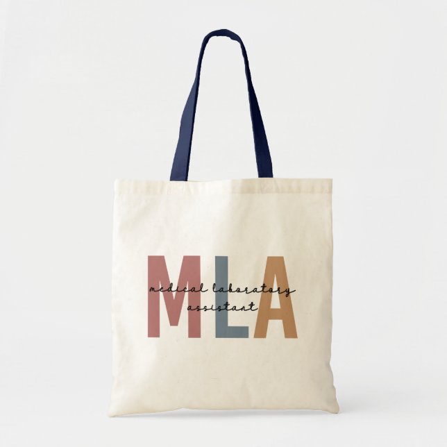 Bolso De Tela Auxiliar de Laboratorio Médico MLA (Frente)
