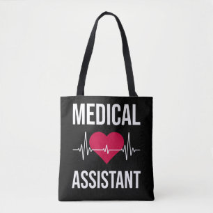 Bolso De Tela Auxiliar Médico Enfermería latido Hospital del C