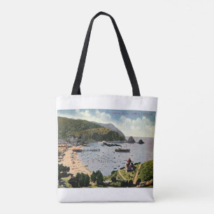Bolso De Tela Avalon, Santa Catalina, vintage de California