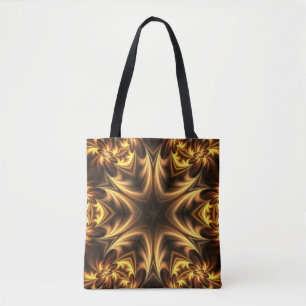Bolso De Tela Avant-Garde ~ Oro Russet Negro 053 ~