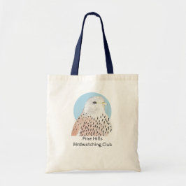 Bolso De Tela Ave acuarela Norteamericana Kestrel Birdwatching