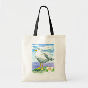 Bolso De Tela Ave del estado de Gaviota de Utah Sego Lily
