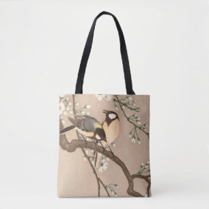 Bolso De Tela Ave del pájaro Koson de Asia
