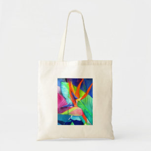 Bolso De Tela Ave del Paraíso Strelitzia flor arte tropical