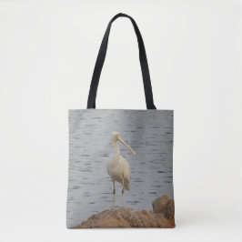 Bolso De Tela Ave pico de cuchara