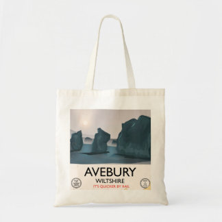 Bolso De Tela Avebury, Wiltshire Círculo de piedra viaje vintage