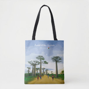 Bolso De Tela Avenida de los Baobabs, Madagascar - Paisaje