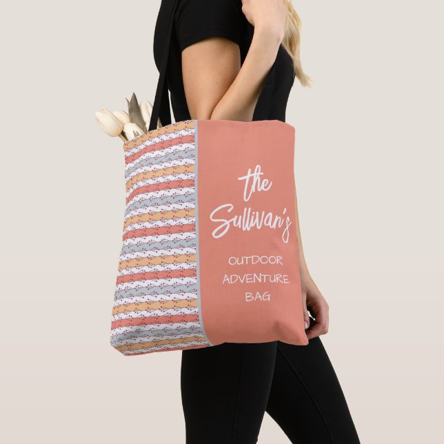 Bolso De Tela Aventura al aire libre Tote Bag (Detalle)