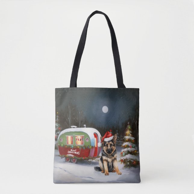 Bolso De Tela Aventura de Navidades de la Caravana de Pastor Ale (Anverso)