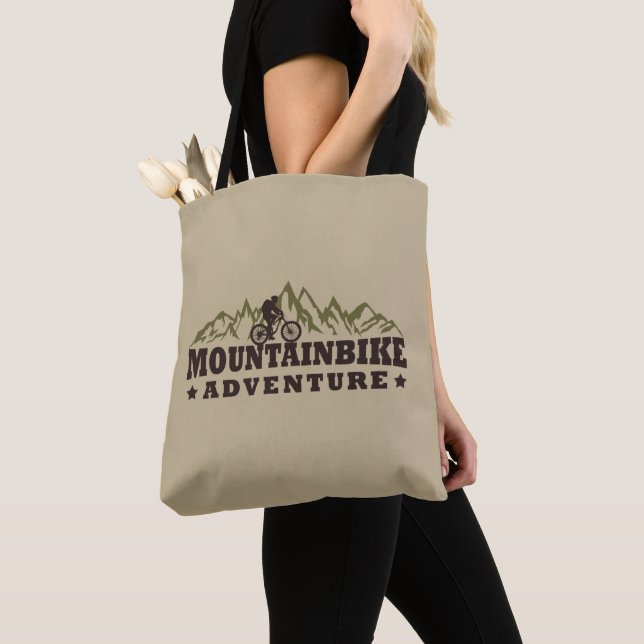 Bolso De Tela Aventura en bicicleta de montaña (Detalle)