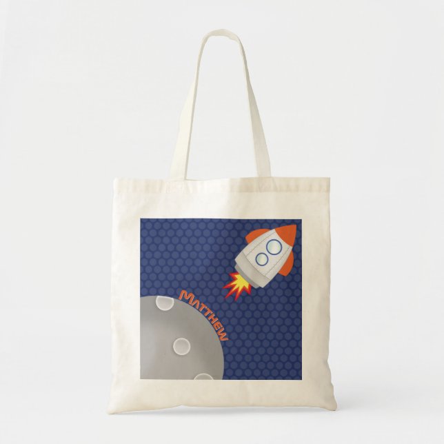 Bolso De Tela Aventura espacial (Frente)