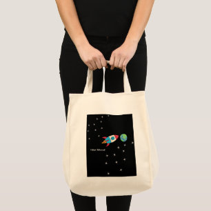 Bolso De Tela Aventura espacial del futuro astronauta Tote Bag