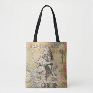 Bolso De Tela Aventuras de Alicia en el País de las Maravillas F