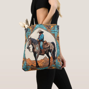 Bolso De Tela Aventurero Occidental 6
