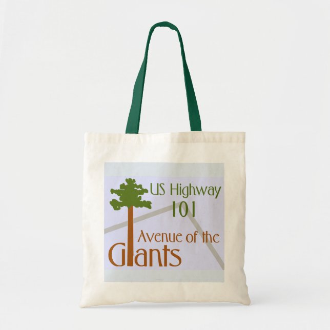 Bolso De Tela Avenue of the Giants, US Highway 101, California (Frente)