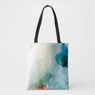 Bolso De Tela Aversión - acuarela azul