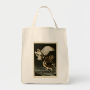 Bolso De Tela Aves de América de Adulto Búho (Tyto Alba)