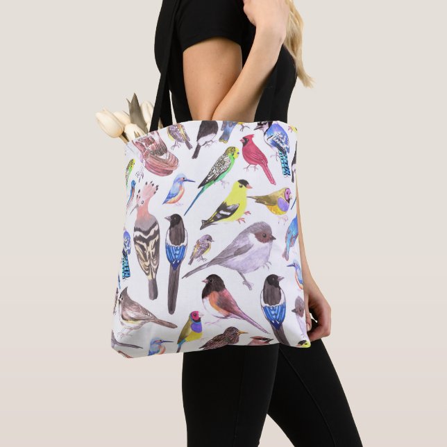 Bolso De Tela Aves de América - mascotas y aves silvestres (Detalle)
