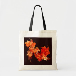 Bolso De Tela Aves de Fuego bailando Resumen Arte Tote Bag