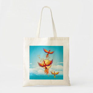 Bolso De Tela Aves de Fuego Phoenix en ascenso