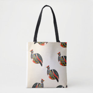 Bolso De Tela aves de Guinea 35