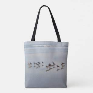Bolso De Tela Aves de la costa