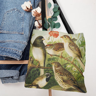 Bolso De Tela Aves de Norteamérica   Gustav Mü tzel