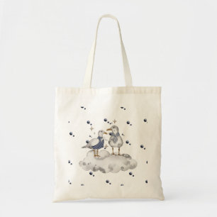 Bolso De Tela Aves de playa