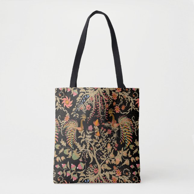 Bolso De Tela Aves del paraíso (Anverso)