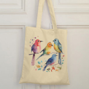 Bolso De Tela Aves extravagantes y ricas para el diseño de la bo