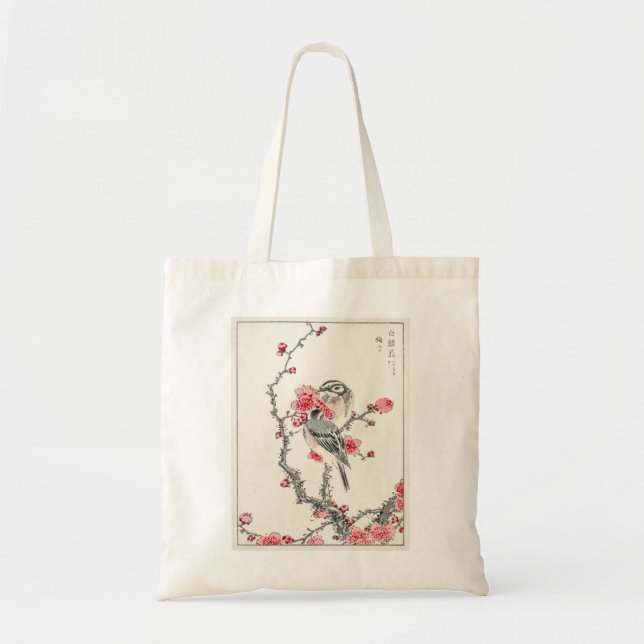 Bolso De Tela Aves japonesas 3 (Frente)