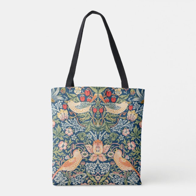 Bolso De Tela Aves ladronas de Guillermo Morris (Reverso)