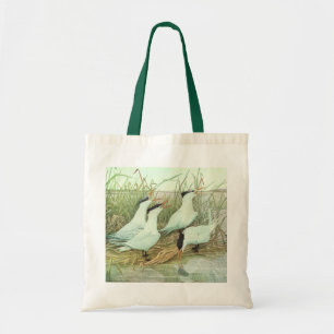 Bolso De Tela Aves playeras vintage en una marisma de Louis Fuer