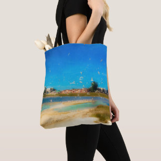 Bolso De Tela Aves por todas partes