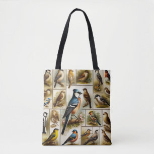 Bolso De Tela Aves tempranas
